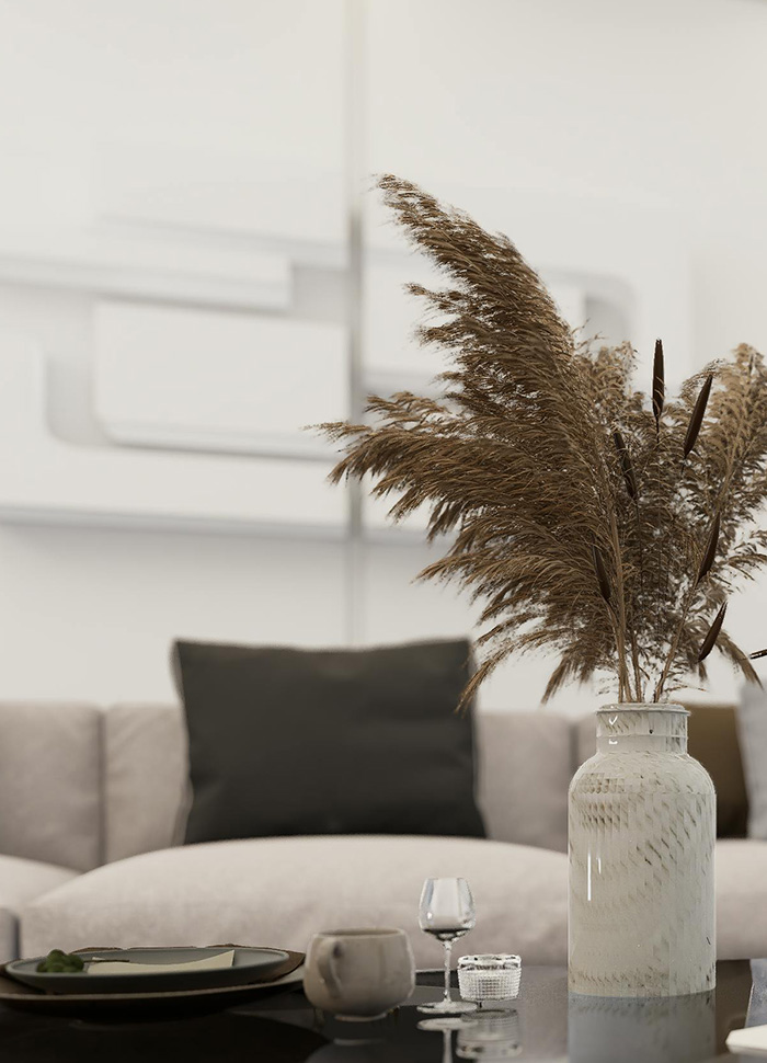 Modern lifestyle apartment dining and lounge environment in JB
